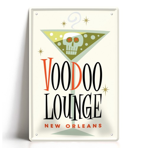 Blechschild 20x30cm voodoo - blechschild,