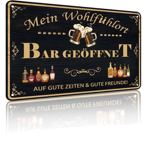 Wand schild bar vintage - bar,