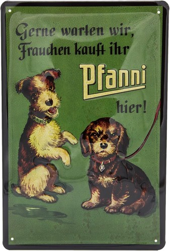 Pfanni retro geprägtes - retro,