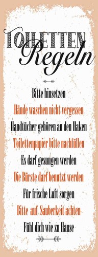 Holzschild 27x10 lustig
