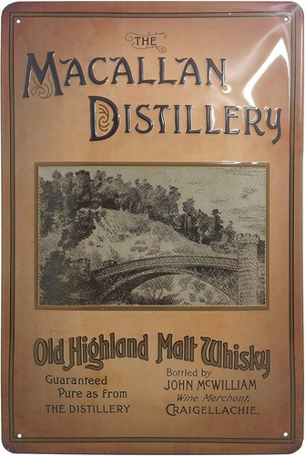 Retro whisky blechschild - retro,