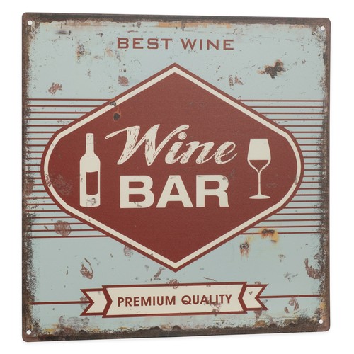 Blechschild cm wein - blechschild,