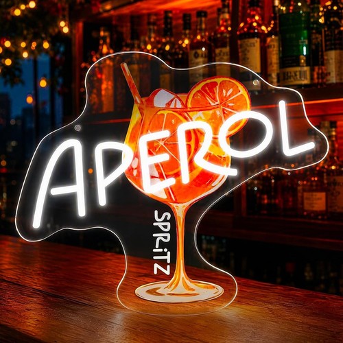Neon schild acryl - schild, 36x31cm