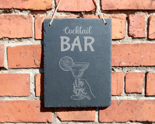 Schiefertafel cocktail bar - schiefertafel, "cocktail