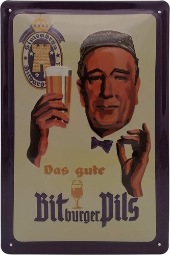 Bitburger pils geprägtes