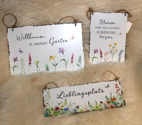 Gartenschild zum hängen - gartenschild,