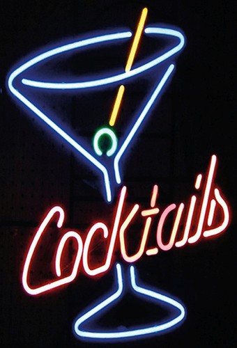 Blechschild 20x30 cocktails - blechschild,