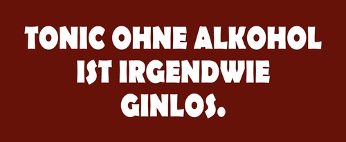 Holzschild 27x10 tonic ohne - holzschild,