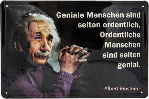 Geprägtes blechschild albert - blechschild,