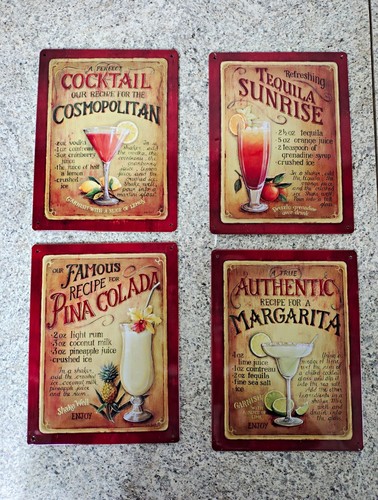 4er set retro cocktail - 4er-set, cocktail-rezept