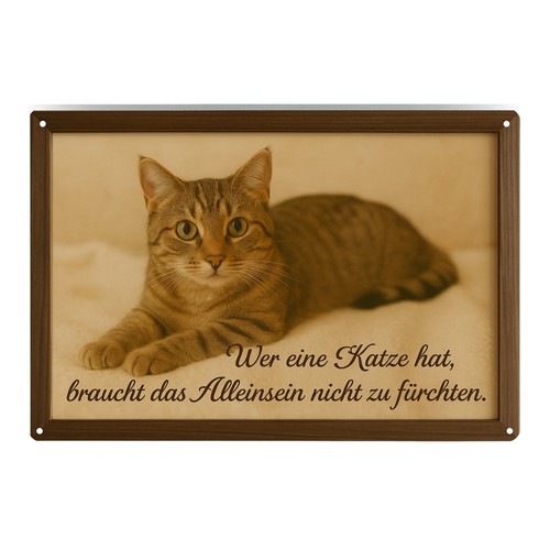 Katze katzenschild spruch - katzenschild,