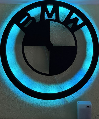 Bmw logo mit led beleuchtung - mit,