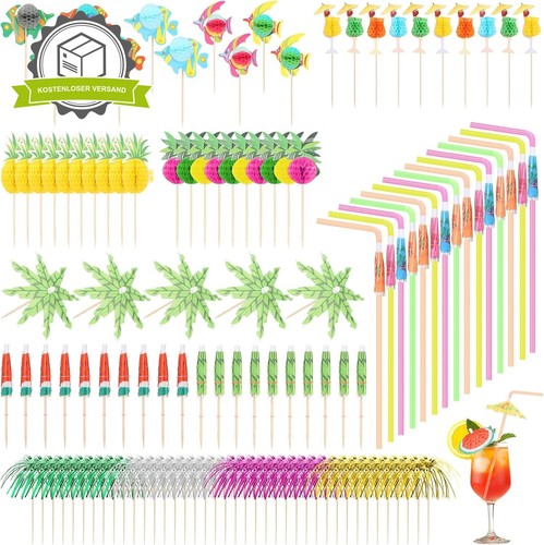 120 stück cocktail deko für - stück, deko,