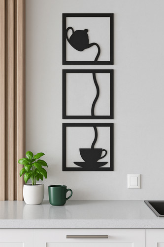 Wandbild küche 3er - wandbild,