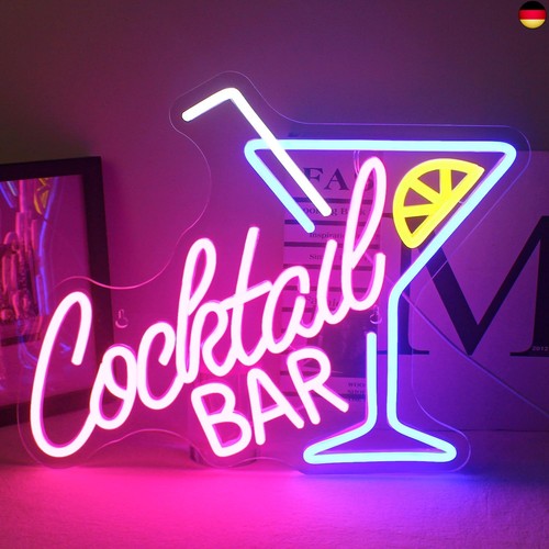 Cocktails bar neon schild led - schild,,