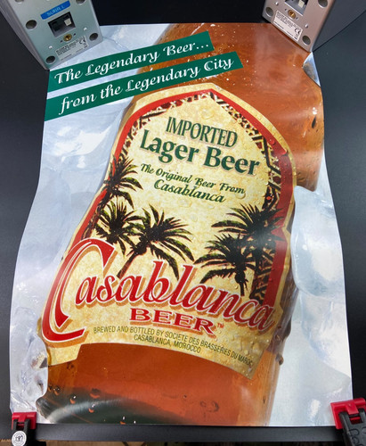 Casablanca beer poster 30x40 - casablanca,