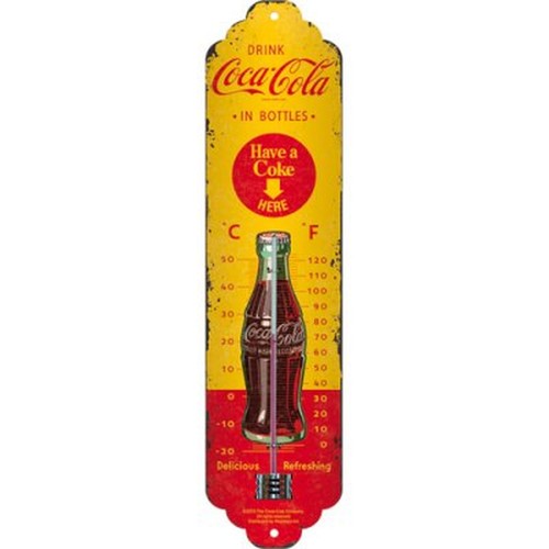 Thermometer coca cola 28 - -,