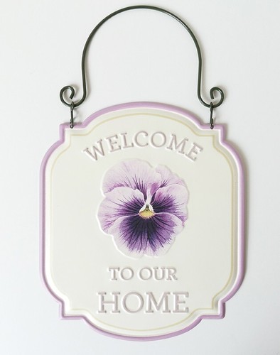 Blechschild gartenschild - blechschild,