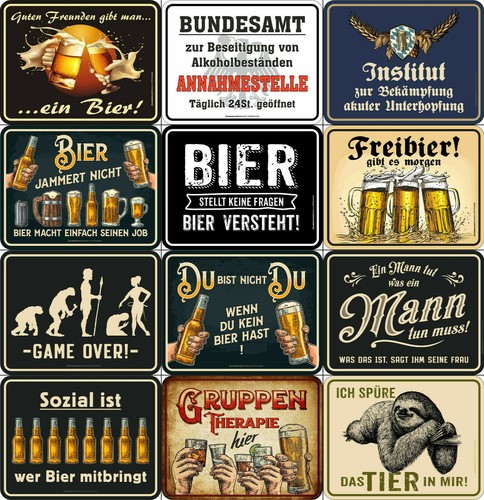 Witzige sprüche blechschilder - witzige, sprüche-blechschilder