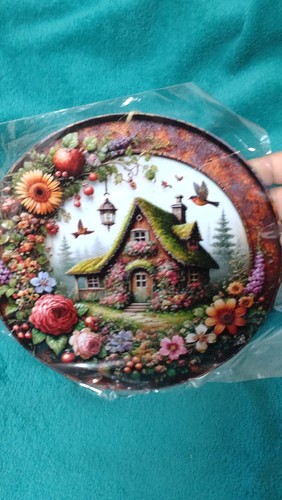 Metall schild wand garten bild - wand,