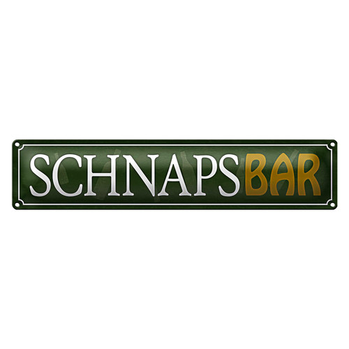 Blechschild spruch 46x10cm - blechschild,