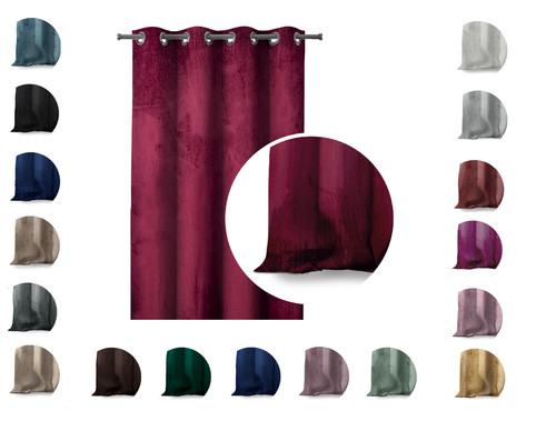 Vorhang samt dekoschal velvet - samt,