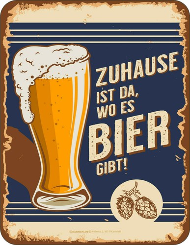 Bier sprüche blechschild - bier, sprüche-blechschild