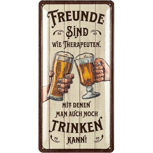 Retro blechschild bier - blechschild,