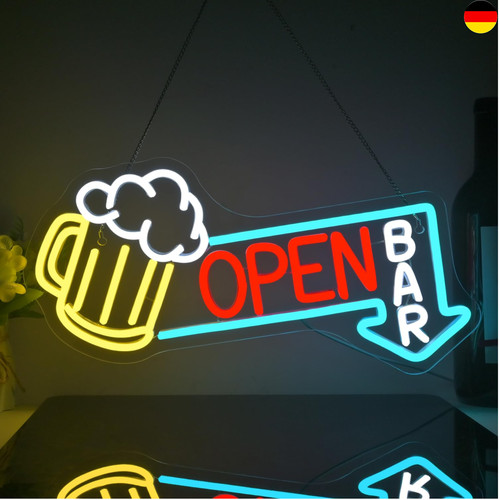 Open bar neon - bar, led