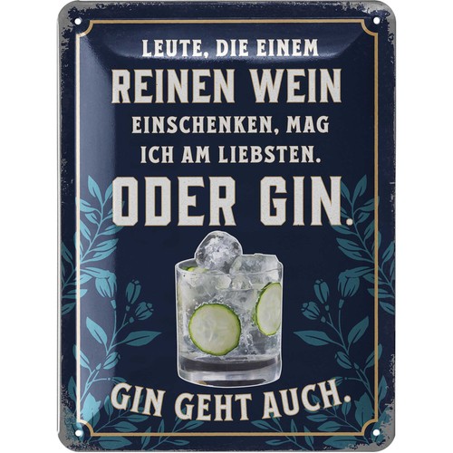 Lanolu blechschild reinen - -,