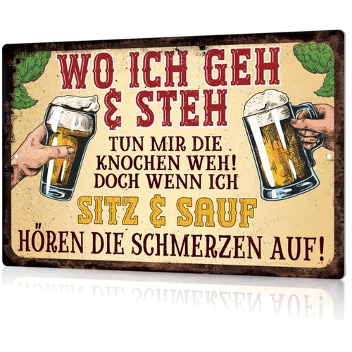 Bier wanddeko metall - wanddeko,