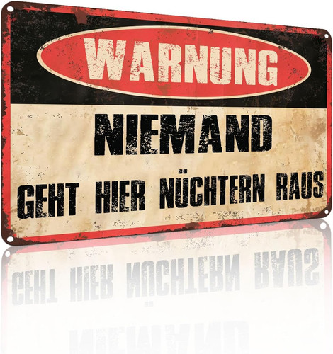 Warnung niemand geht hier - niemand,