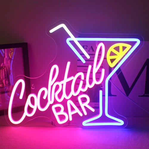 Cocktails bar neon - bar, schild,