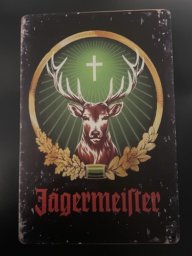 Jägermeister blechschild - jägermeister,