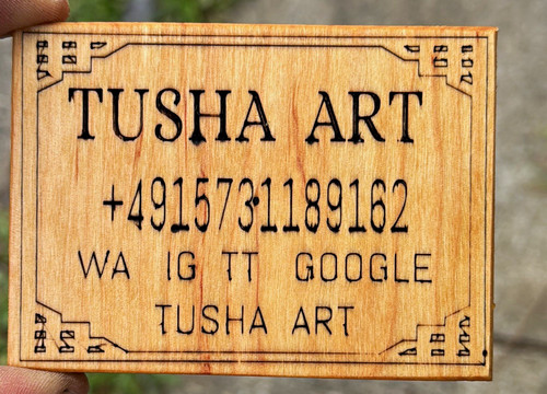 Tusha art holzschild graviert - tusha,